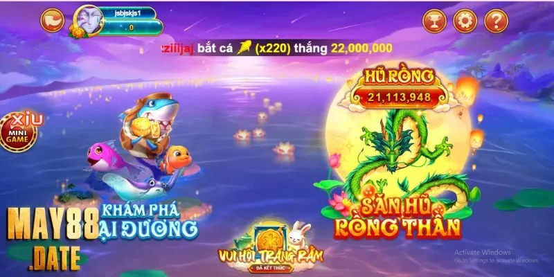 Trò chơi bắn cá Go88 với giao diện sống động và đẹp mắt