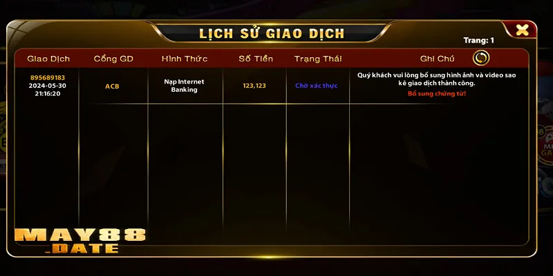 Xử lý giao dịch bất ngờ trong Go88