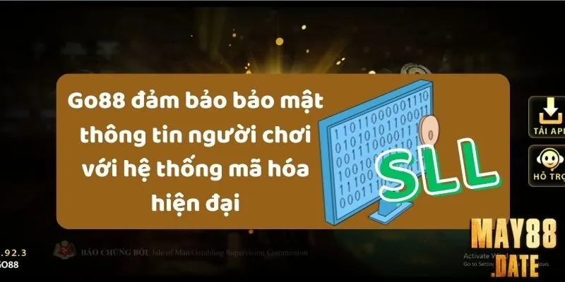 May88 đảm bảo bảo mật thông tin người chơi với hệ thống mã hóa hiện đại