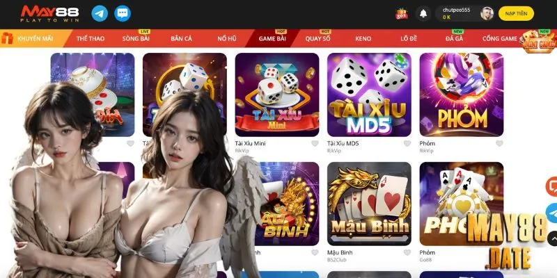 Chơi game May88 tận hưởng muôn vàn game hấp dẫn