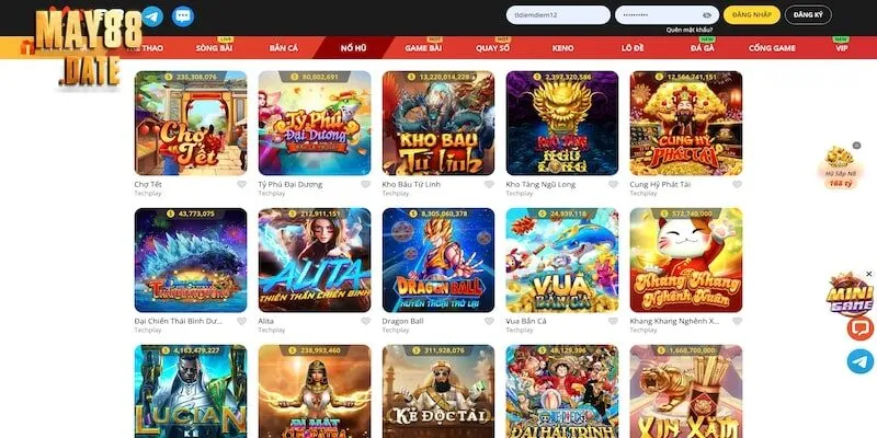 Tham gia chơi game tại May88 kiếm tiền khủng