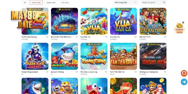 Kho game đa dạng, phong phú