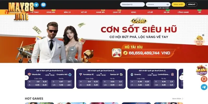 May88 – Nơi 90% Game Thủ Nói “Chơi Là Trúng”